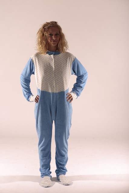 Kleiner Junge und kleines Mädchen Frottee und Samt Jumpsuit | Erwachsenengrößen – Bild 3