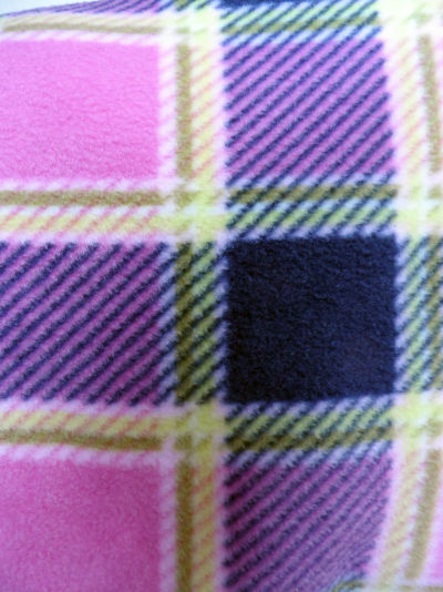 Pink tartan fleece PB3