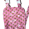 Pink Cats Vinyl Strampler