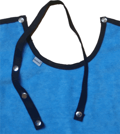 Frottee-Lätzchen für Erwachsene und Kinder mit abnehmbarer Krawatte separat erhältlich