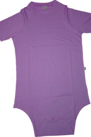 Purple cotton bodysuit