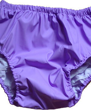 Lila PVC Inkontinenz-Höschen