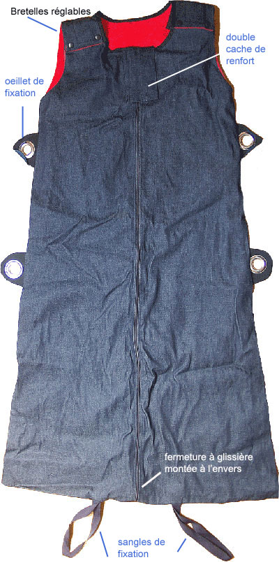 Sicherer Schlafsack für unruhige Erwachsene und Kinder