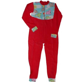 Fancy Birds Fleece Strampler