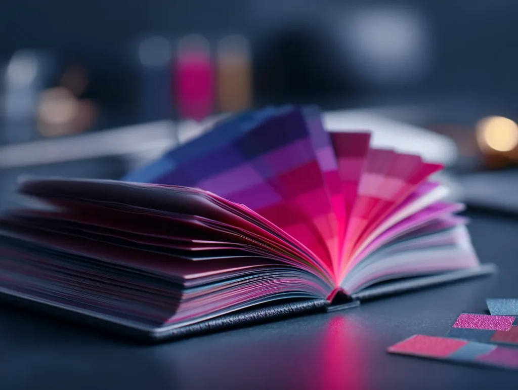 Beneficios del video marketing en redes sociales 2 u1157782559 Realistic cinematic close up of a color palette s eb91b0ce 60f3 40c4 97e8 9691b656d671 3