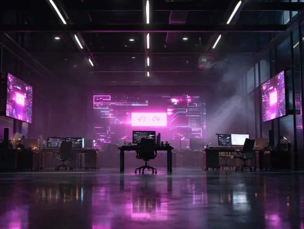 u1157782559 Realistic cinematic wide shot of a creative works b7d16548 550f 438b b625 df90c536116f 2