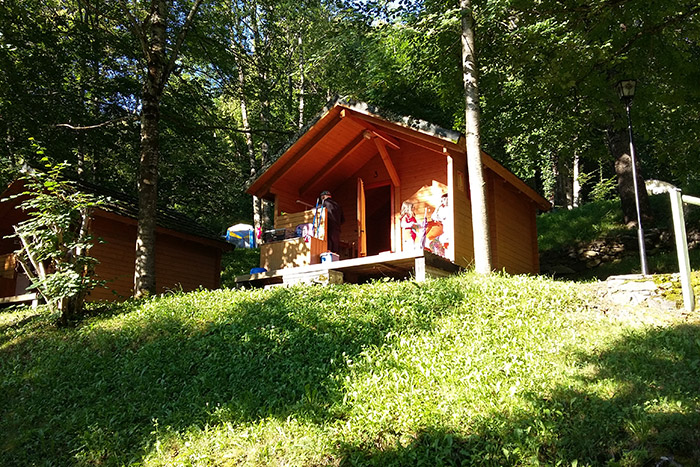 Umkleidehäuschen