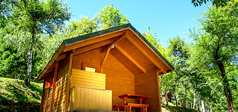 Log cabins