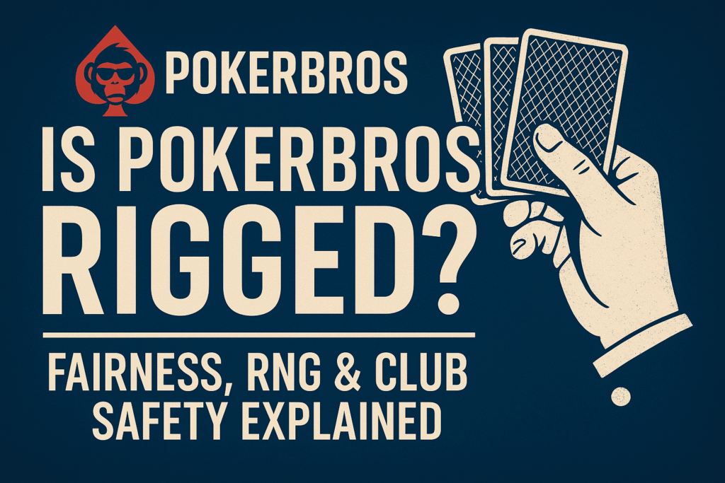 O Pokerbros é manipulado?