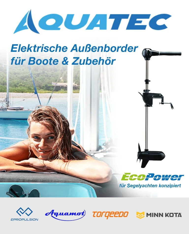 Electric motor boat engine