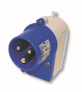 CEE haakse stekker 220V 3 x 16 Amp.