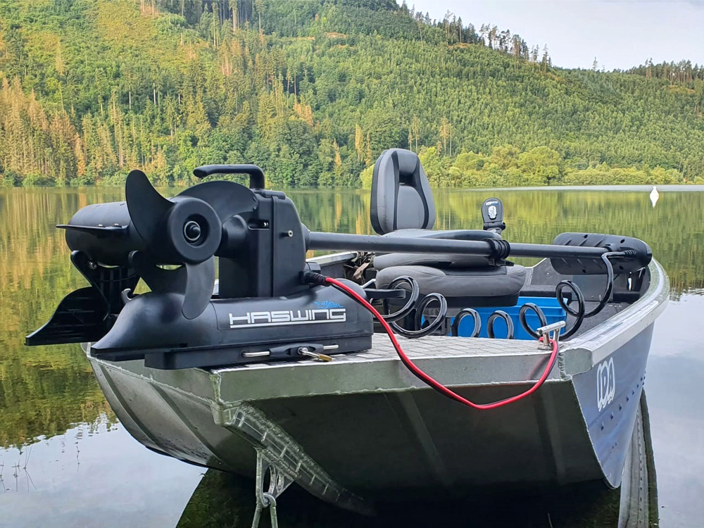 Haswing Cayman-B 55 GPS V1.5 / 660W 12V / Model 2021 / with anchor function on FB / 137cm shaft