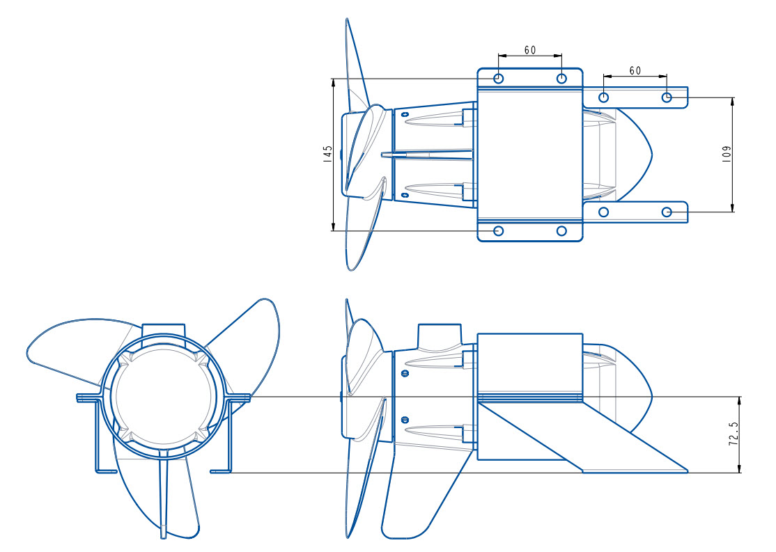 EcoPower 1.0 POD - 12V 735W 80lbs