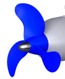 Vervangende propeller voor Aquamot Trend 1.1 & 1.6