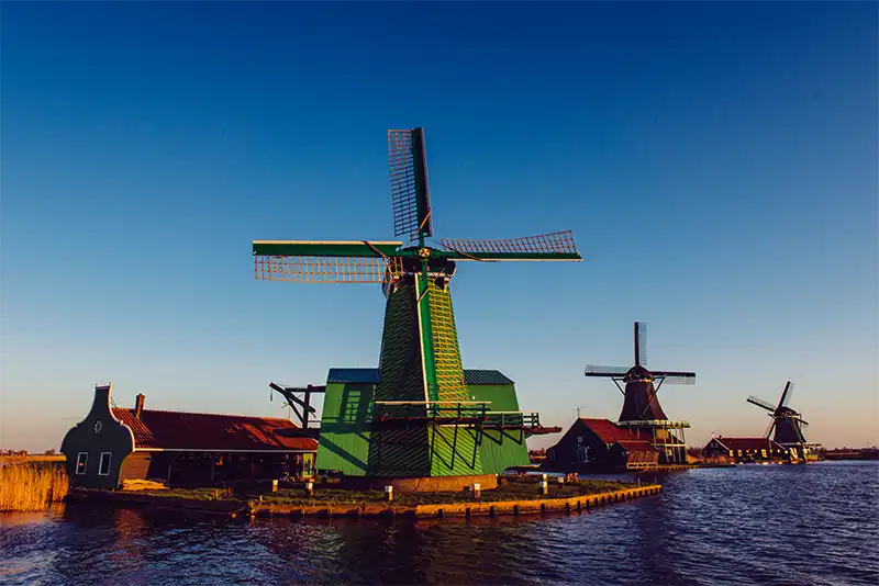 équipe de tournage à Amsterdam
