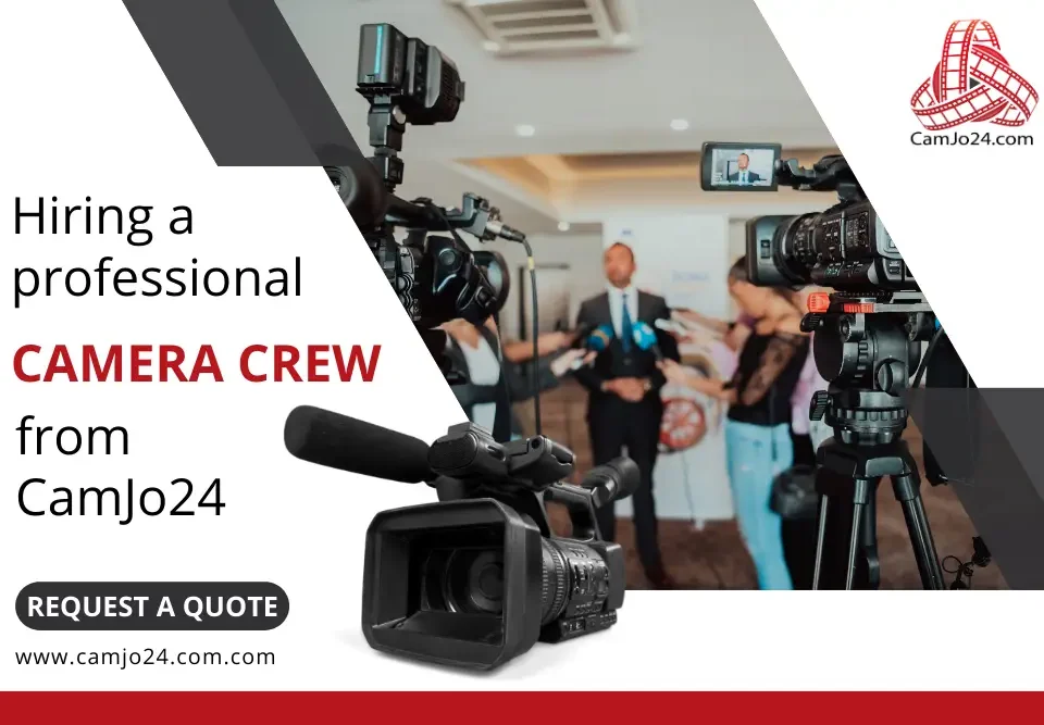 Équipe de tournage professionnelle