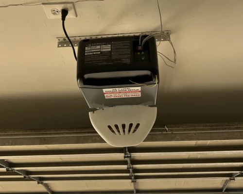 un abridor automático de puertas de garaje