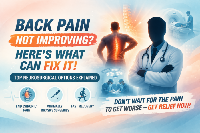 डॉ. कवींद्र सिंह, हरियाणा के प्रमुख न्यूरोसर्जन से परामर्श करें यदि आपके पीठ दर्द में सुधार नहीं हो रहा है