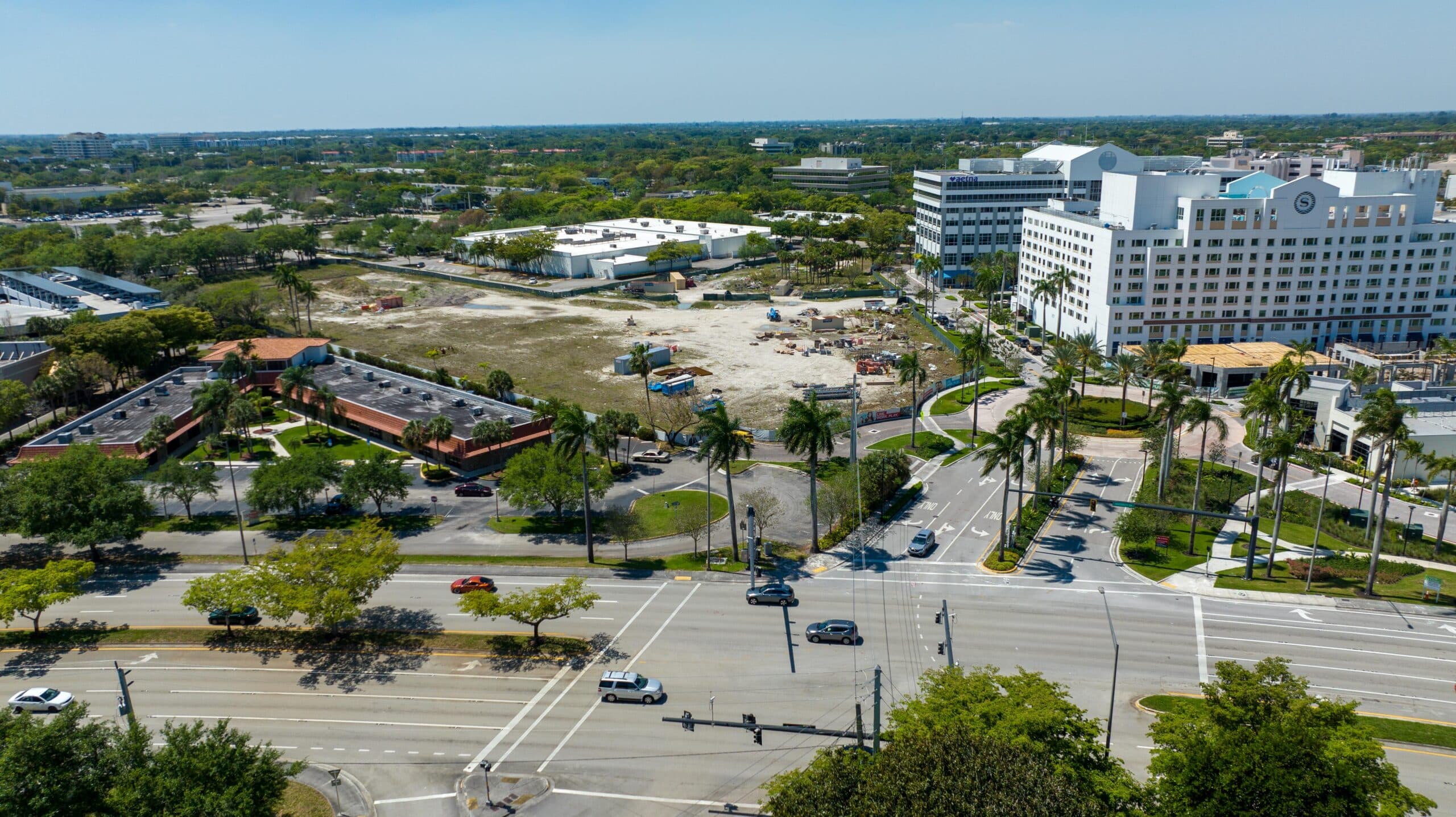 Commercial Real Estate Exterior Drone Shoot in Lake Alfred Florida USA by Flymore Drone Services