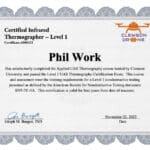 Termógrafo de drones certificado de nivel 1