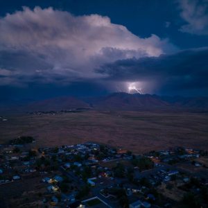 aerial-photo-lightning-storm