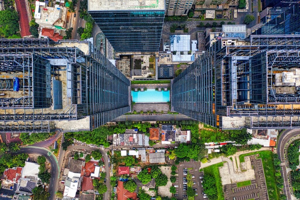 Los drones evalúan los sitios de construcción para determinar la eficiencia, la seguridad y la evaluación de la infraestructura.