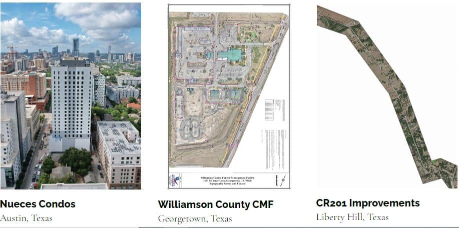 Servicios de recopilación de datos geoespaciales de ADM Geomatics en Texas