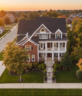 Impresionante fotografía con drones de bienes raíces residenciales en Texas por Overhead Perspectives