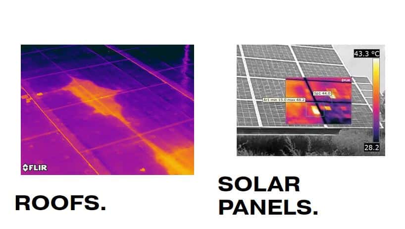 Servicios de termografía de IAS Drone en Texas