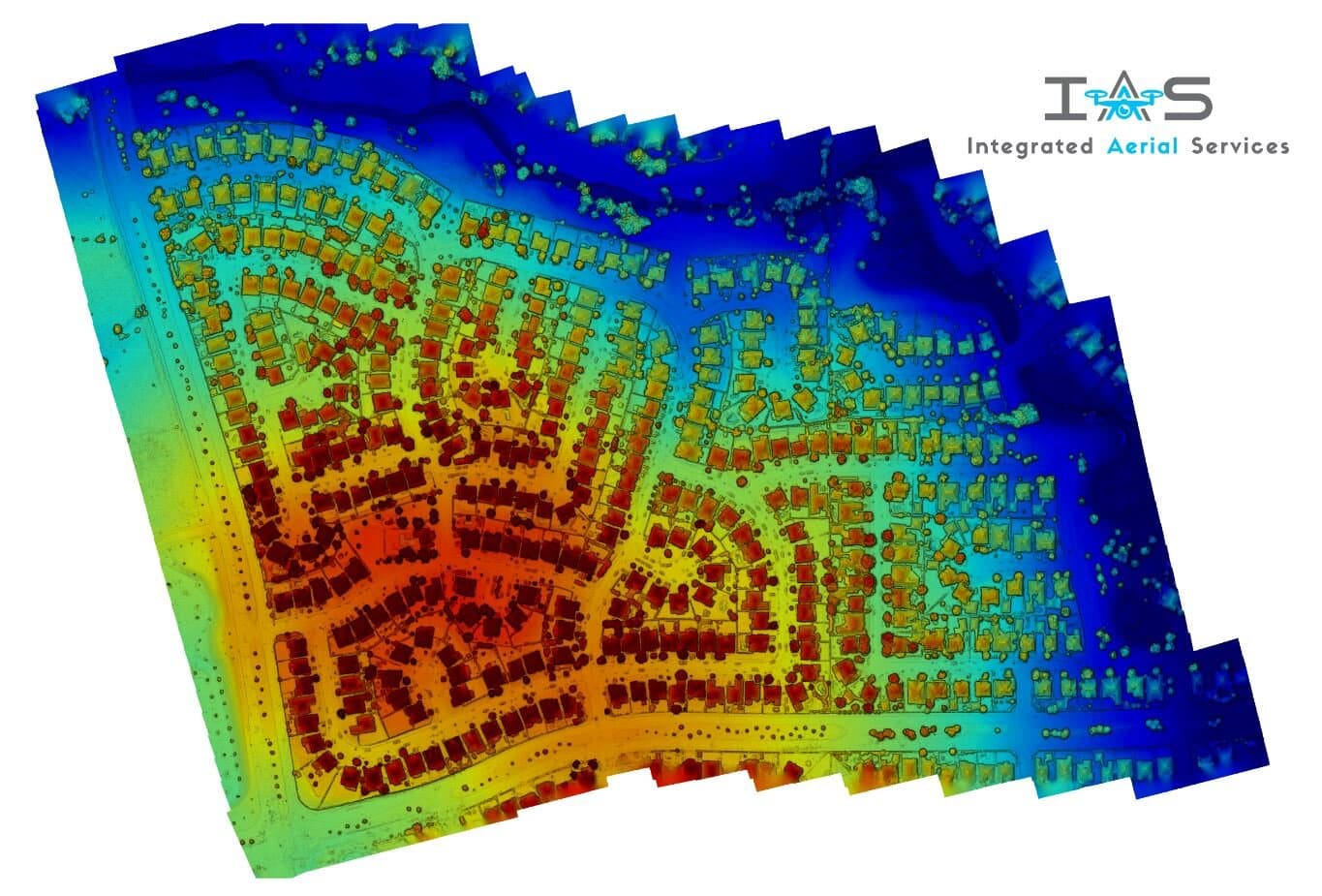 Servicios de imágenes ortoscópicas de IAS Drone en Texas