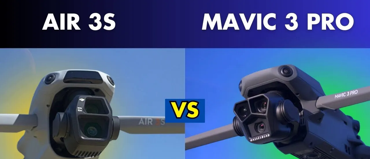 DJI Drone Showdown: Air 3S vs Mavic 3 Pro