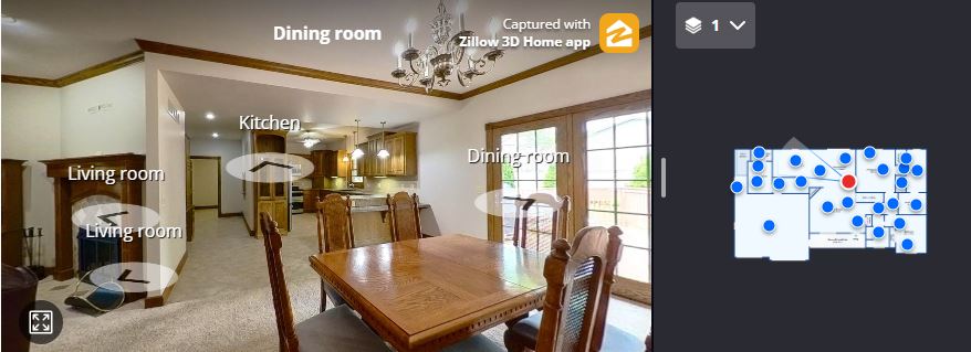 Fotografía de interiores y exteriores con fotografía con drones y recorrido por el hogar Zillow 3D por Ab Photo