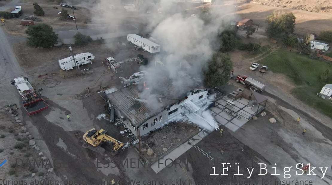 Evaluación de daños para seguros en Montana por iFlyBigSky