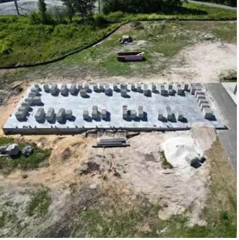 Progreso del sitio de construcción y renovación en Florida por Eye In The Sky Imaging