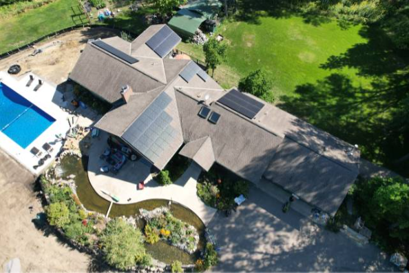 Fotografía con drones de bienes raíces residenciales en Minnesota por Airman Drone Services