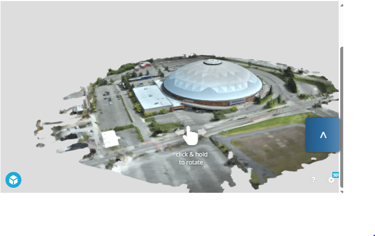 Modelos 3D en Washington por drones Tesla