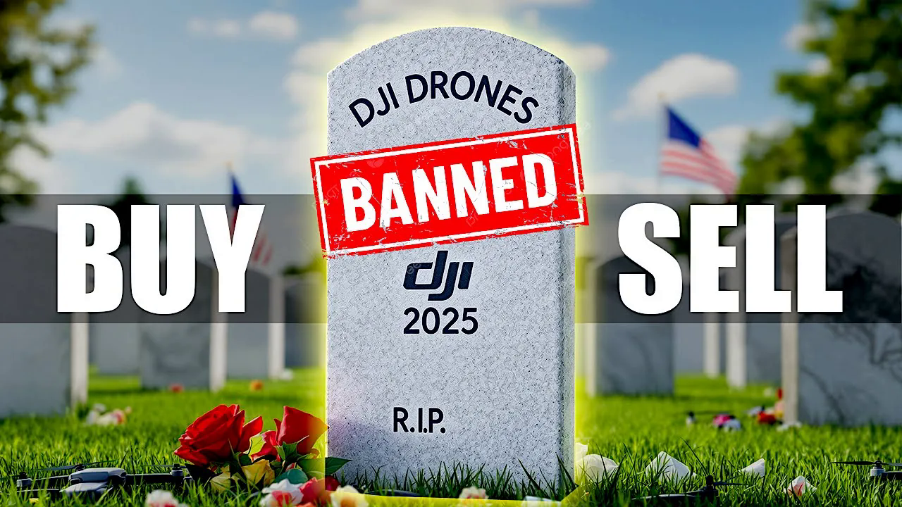 Previsión de la prohibición de drones de DJI — ¿Vender, comprar o mantener? (Dic 2025)