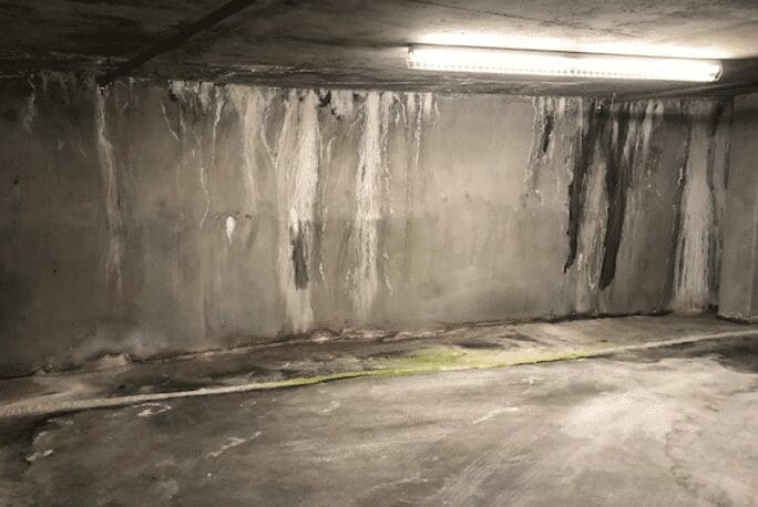 Water Leakage in Underground Parking Structures
