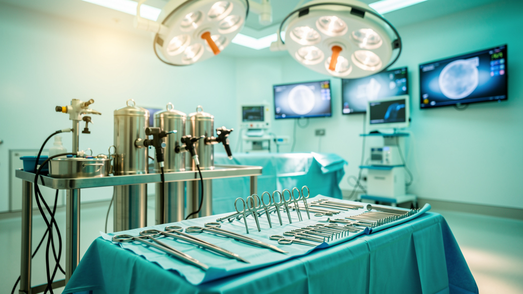 Современное детское хирургическое оборудование в современной операционной