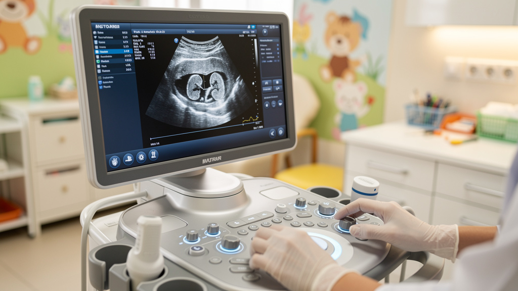 শৈশবকালীন মূত্রনালীর অবস্থা নির্ণয়ের জন্য উন্নত আল্ট্রাসাউন্ড ইমেজিং