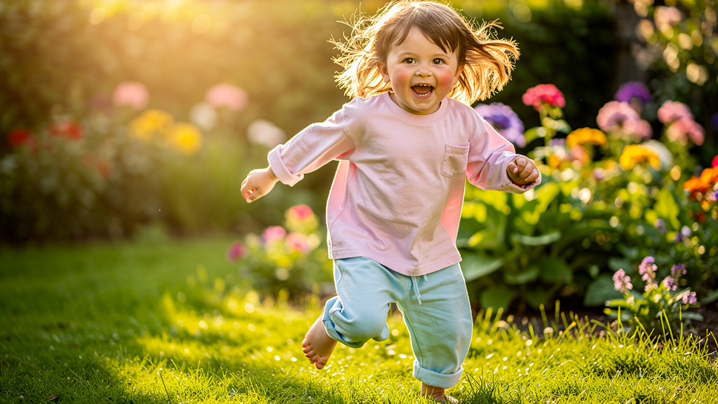 সুস্থ শিশু সুস্থ হয়ে ওঠার পর বাইরে খেলছে