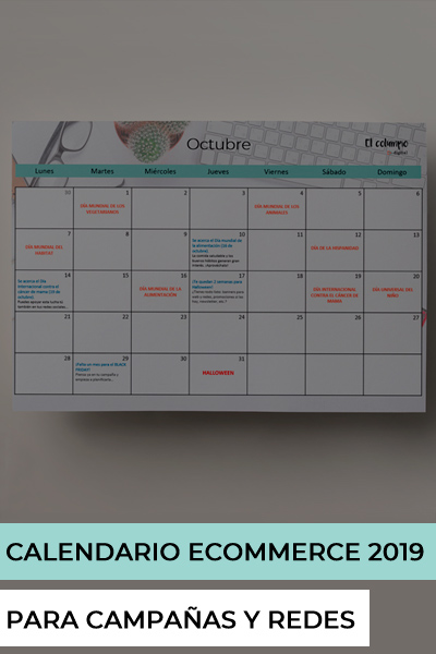 Calendario ecommerce 2019 foto post