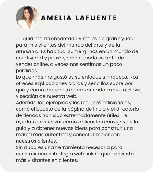 Examen du guide Web Amelia