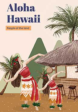 A poster with two dancing women.