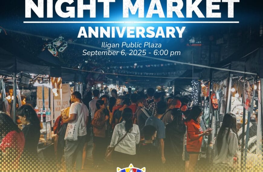 crowds browse stalls at iligan night market, celebrating traditions and supporting local entrepreneurs.