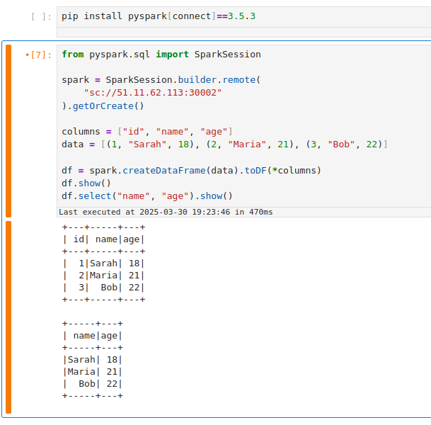 Connection via Service