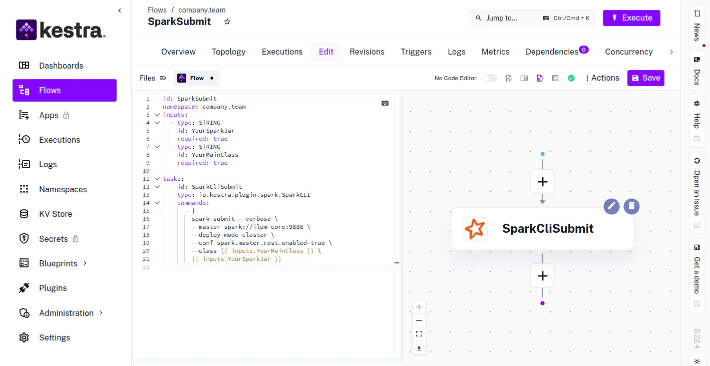 سير العمل المنفذة