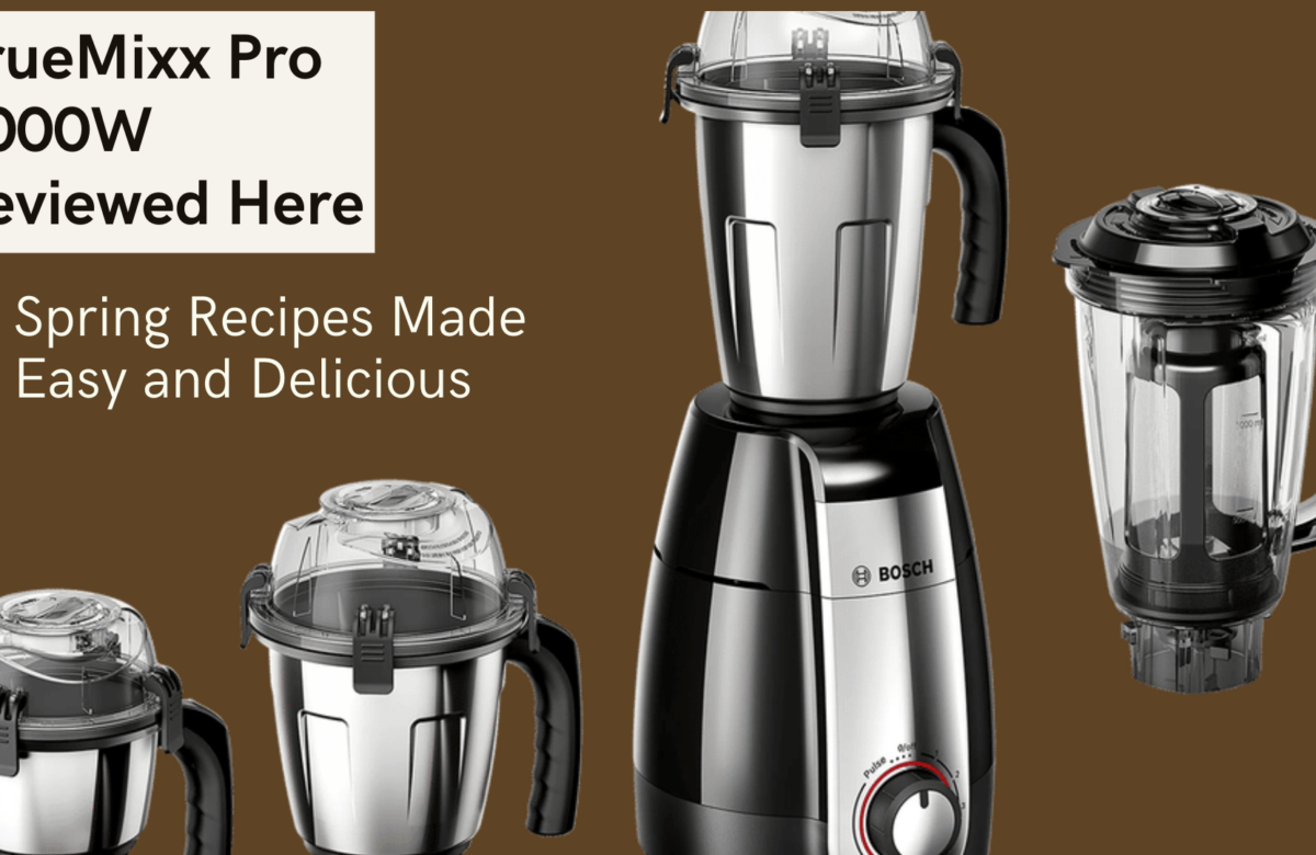  A Detailed Look at the TrueMixx Pro 1000W: Perfect for Springtime Culinary Creations