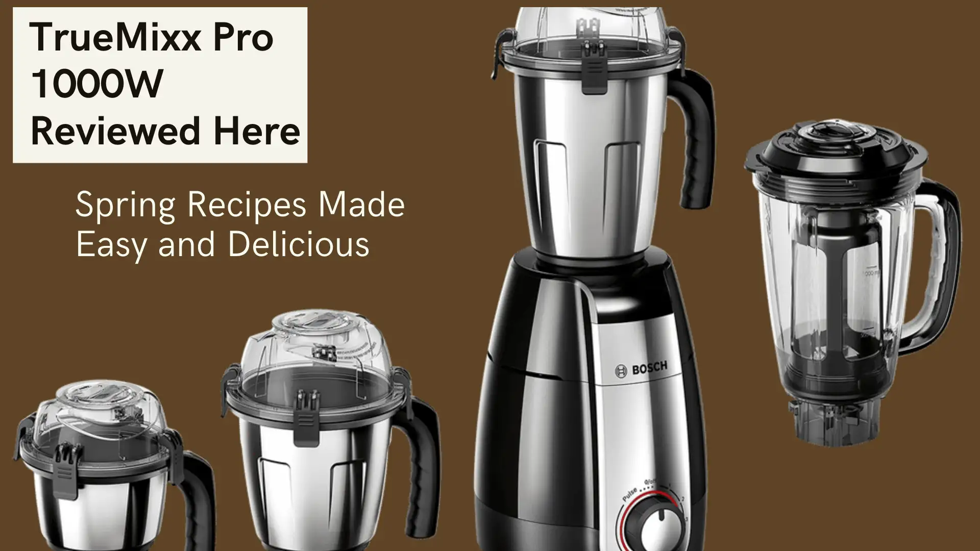  A Detailed Look at the TrueMixx Pro 1000W: Perfect for Springtime Culinary Creations