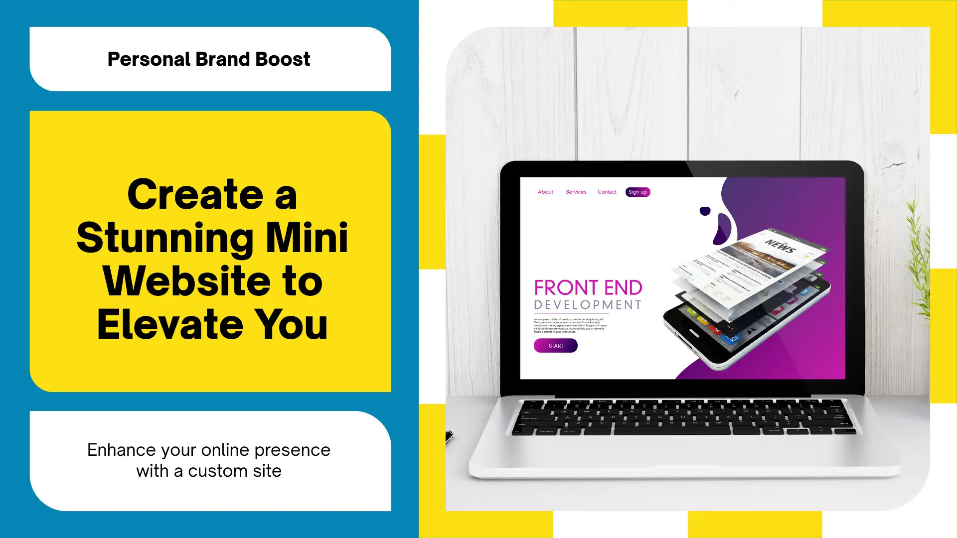  Boost Your Personal Brand with a Custom Mini Website